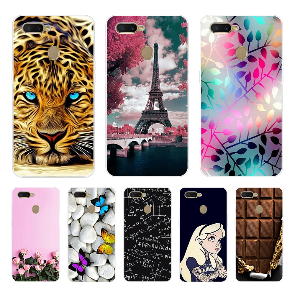 

For OPPO AX7 Case 6.2'' Silicone Soft Phone Case For OPPO A7 OPPOA7 CPH1901 Case TPU Clear For OPPO A5S AX5S A7 A 7 ax7 a x7