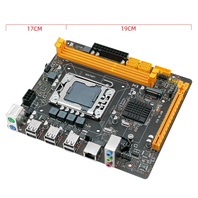 Kit scheda madre X79 macchinista con Xeon E5 2420 CPU Set DDR3 ECC RAM 8GB(2*4G) LGA 1356 M.2 NVME Mini DTX Dual Channel X79-3.3B 4