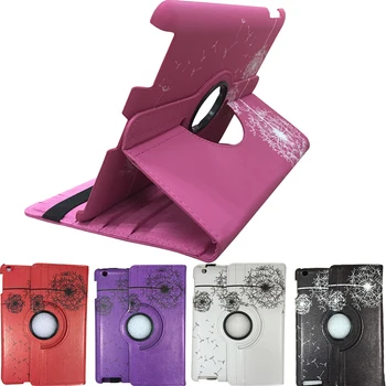 

Clearance Sale Items 9.7 inch Flower PU Leather Case Cover Desktop Holder Stand for iPad 2 Protective Fitted Case Full Cover