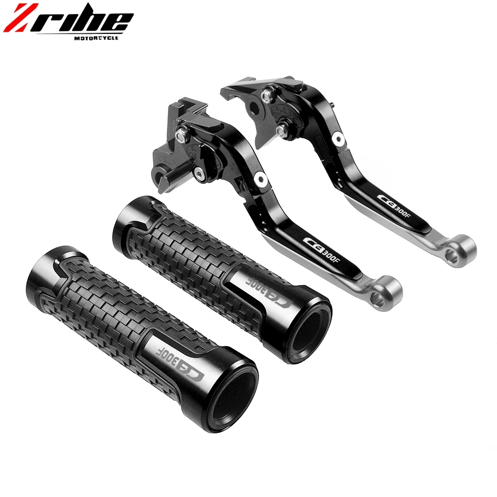 BKBKBKGY Для Honda CBR300R CB300F CB300 FA CBR CB 300- мотоциклетные ручки тормоза и сцепления, обработанные на станке с ЧПУ ручки - Цвет: BKBKBKGY