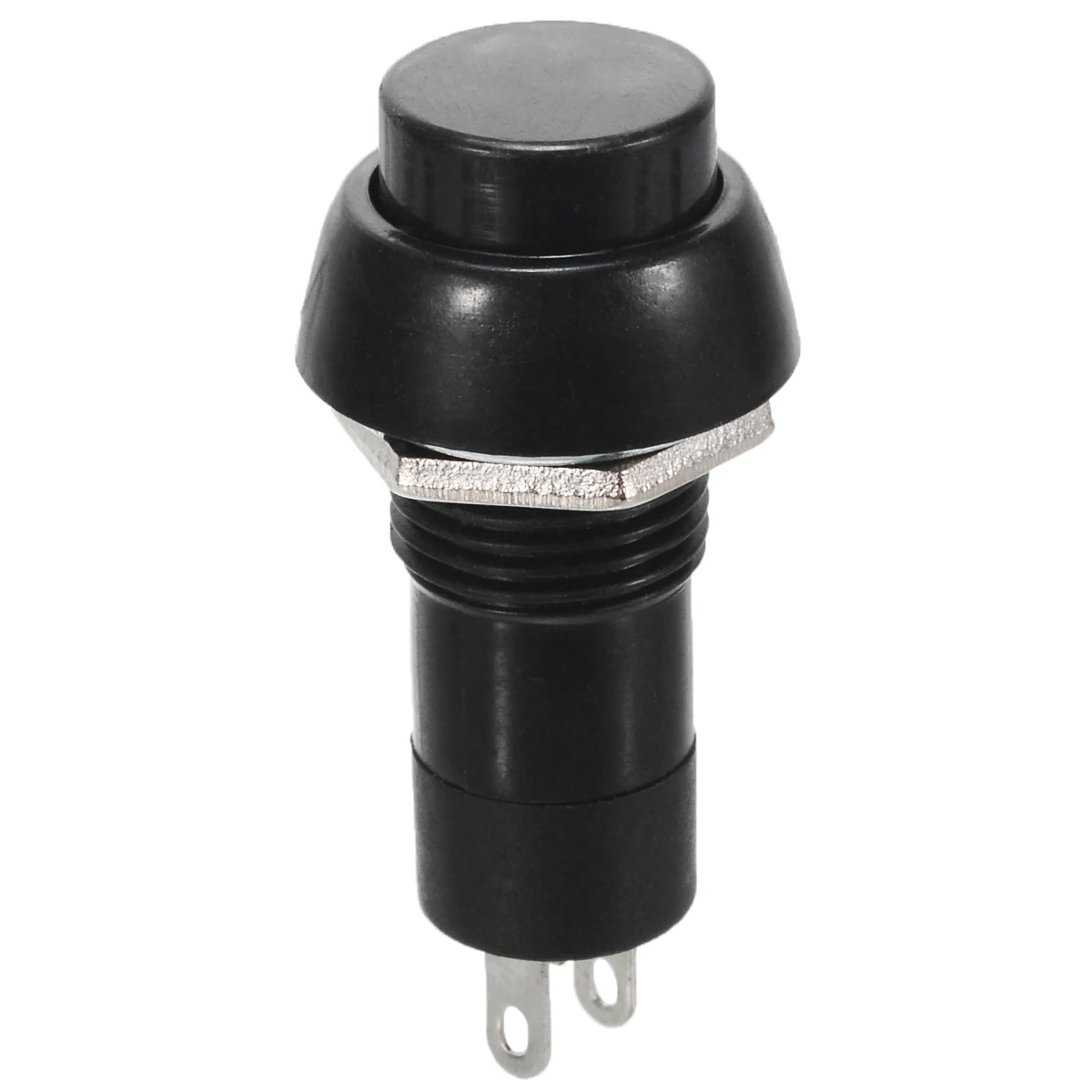 10pcs Black Car Dashboard Boat SPST Switch 1A/250V 20A/12V On-Off Momentary Push Button Horn Switches Set for Car Interior Parts