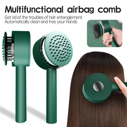 Hair Scalp Massage Comb Airbag Hair Brush Beauty Anti-Static Clean The Hair On The Comb With One Click Hair Care Styling Tools