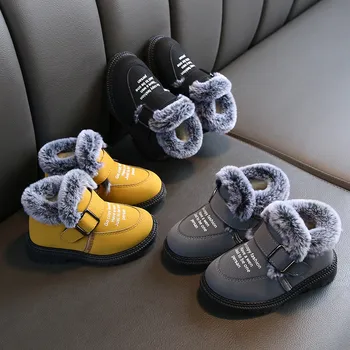 

Kids Boots Baby Toddler Infant Shoes Winter Children Kid Baby Girls Boys Boots Ankle Warm Short Bootie детская обувь сапоги дети