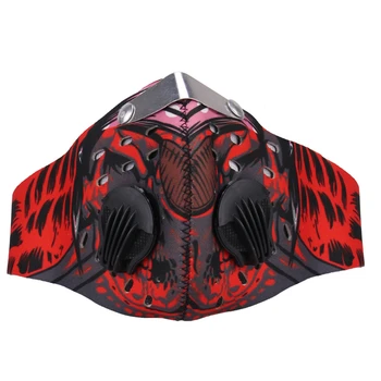 

10PCS Fast Shipping Activated Carbon Mask with Air Valve Windproof warm dust-proof Anti-fog Mountain bike riding mask