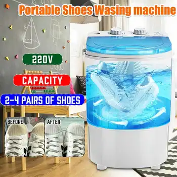 

5kg Shoes Washing Machine Mini Single Tube Washer and Dryer Machine for Shoes Clothes Dual-use Shoes Cleaner Single-Barrel 220V
