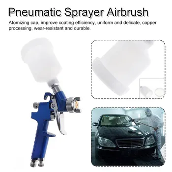 

0.8mm/1.0mm Nozzle H-2000 Professional HVLP Spray Gun Mini Air Paint Spray Guns Airbrush For Painting Car Aerograph