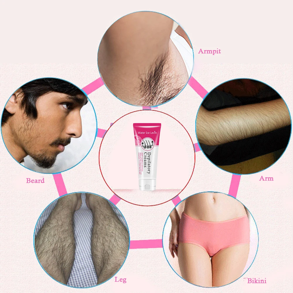

luckyfine 60g Painless Depilatory Armpit Legs h air Remove Cream Stop Growth Inhibitor