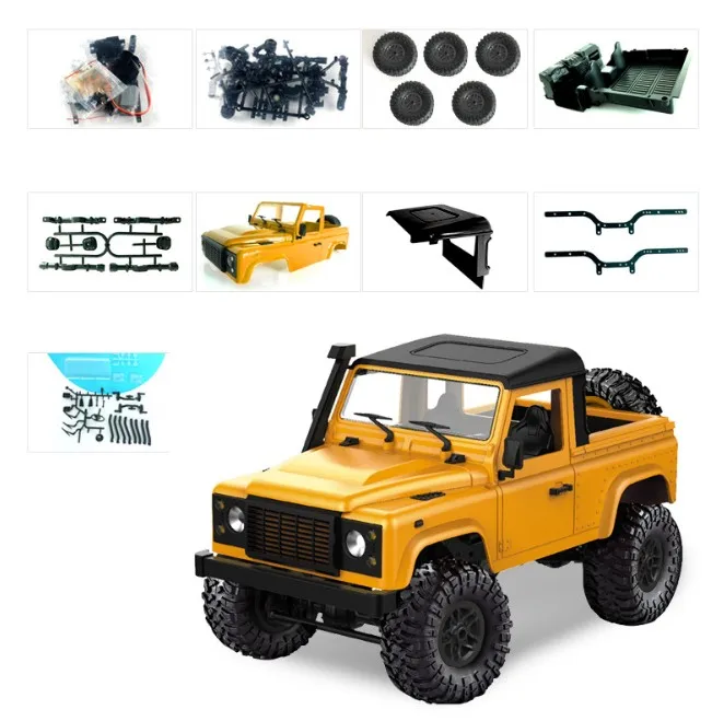 DIY MN Model RC Car Remote Control car 2.4G 4WD MN-90K 1:12 Scale RC Rock Crawler Defender Pickup Remote Control Truck Toys DIY MN Model RC Car Remote Control car 2.4G 4WD MN-90K 1:12 Scale RC Rock Crawler Defender Pickup Remote Control Truck Toys