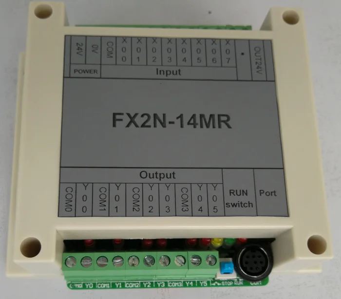 PLC промышленная плата управления панель управления реле программируемый контрольный Лер один чип микрокомпьютер контрольная плата FX2N-14MR