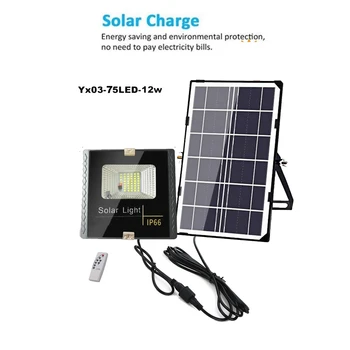 

solar light lamp floodlight LED Power Wireless Wall LEDs Waterproof Outdoor Home Garden Street Yard Security lamp indoor remote
