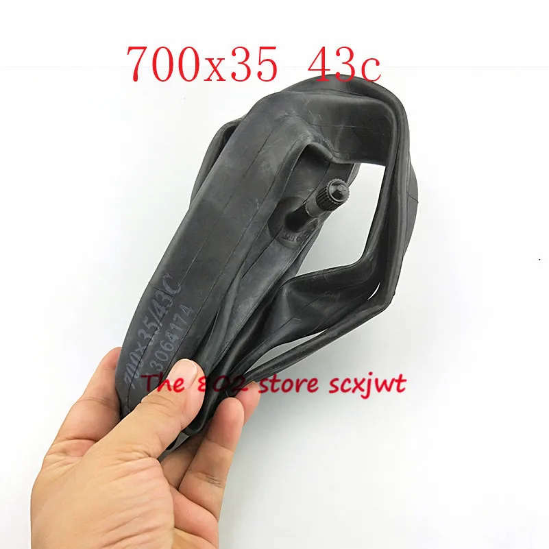 2 шт., 700x35/43c, внутренняя труба для велосипеда, Шоссейная труба, шины, запчасти для велосипеда, прямой стержень клапана, 700*35/43c