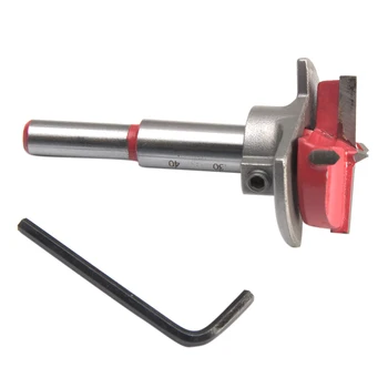 

35mm Drill Bit Power Tools Auger Forstner Woodworking Hex Wrench Wood Cutter Hole Saw