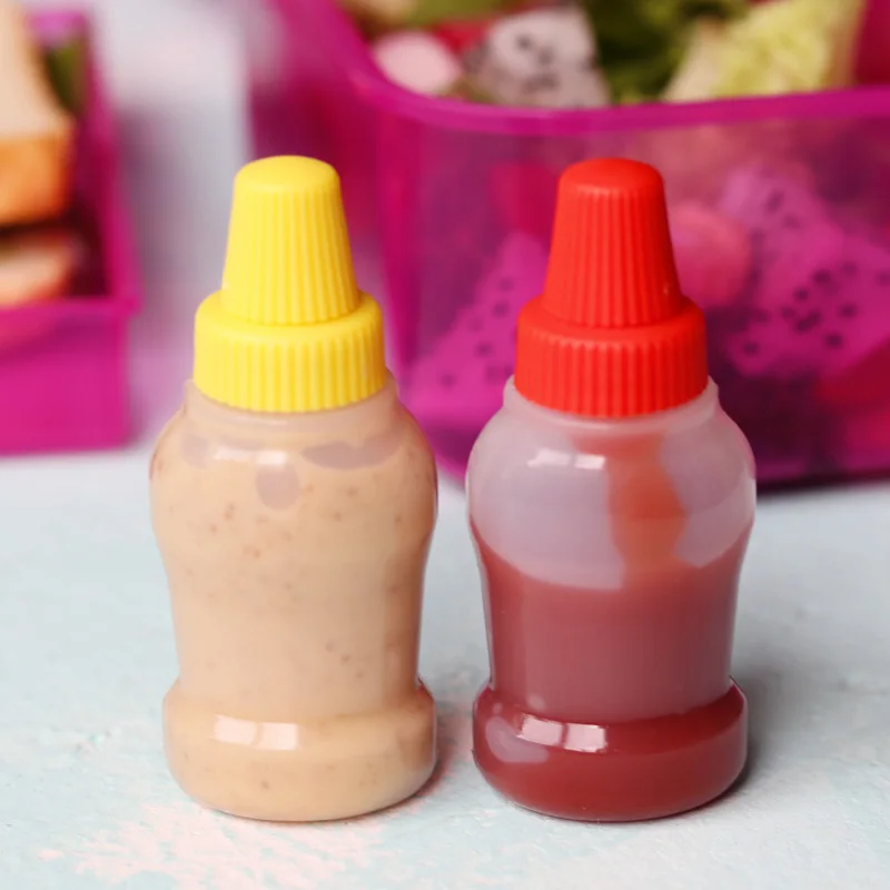 

Squeeze Portable Salad Dressing Bottles Sauce Leakprook Containers to Go Condiment Storage Bottle Sauce Squeeze Bottle