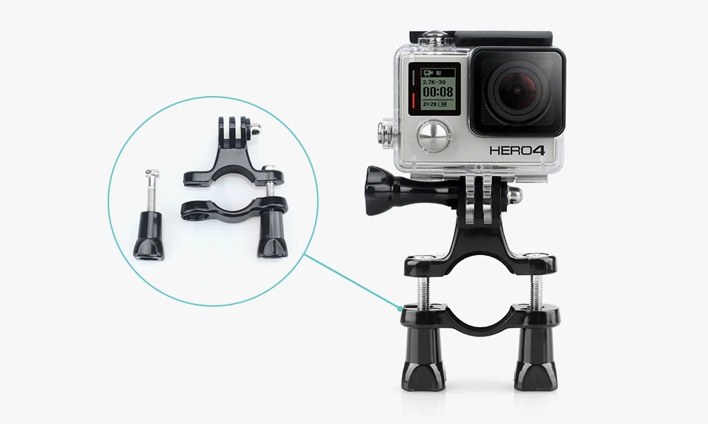 Vamson для GoPro 7 аксессуары велосипед мотоцикл руль полюс крепление для Gopro Hero 6 5 4 для SJCAM Mijia для yi VP504