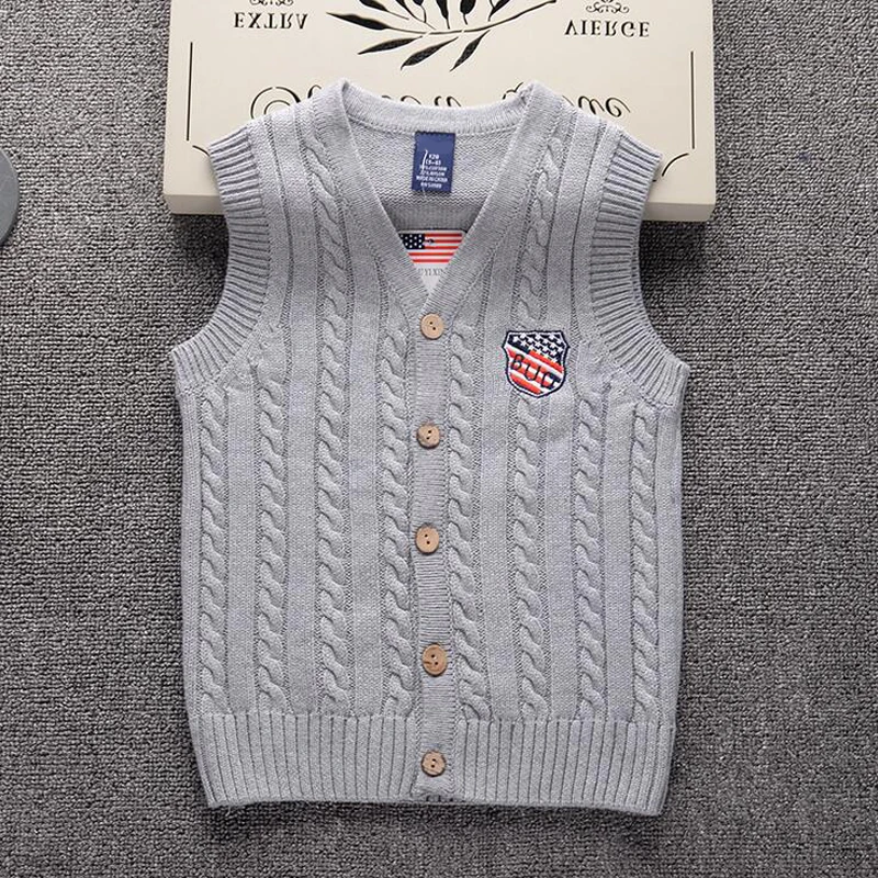 2020-Autumn-Spring-Sleeveless-Baby-Cotton-thick-Boys-Cardigan-Kids-Boy-Sweaters-Vest-European-American-style