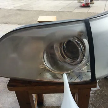 

12V 500ML Car Headlight Lens Restoration Kit Atomizer Spray Cup+2*Lid+50ml Refurbish Fluid Cigar Lighter 50ml Repair Fluid