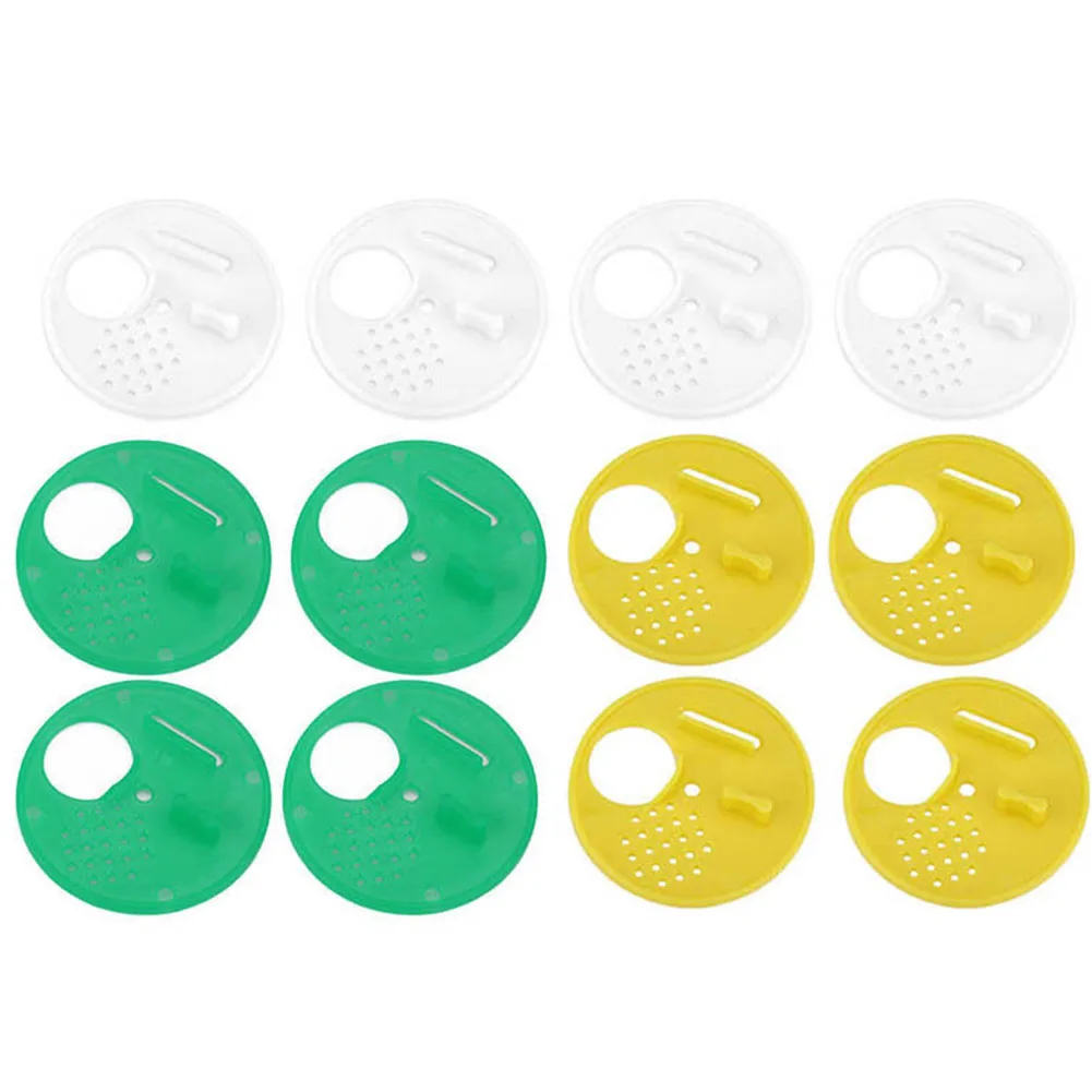 12 шт пчеловодство инструмент входные ворота Apicoltura Пластиковые защиты удобный доступ круглый улей коробка вентиляционные отверстия оборудование гнездо двери