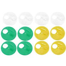 12 шт пчеловодство инструмент входные ворота Apicoltura Пластиковые защиты удобный доступ круглый улей коробка вентиляционные отверстия оборудование гнездо двери