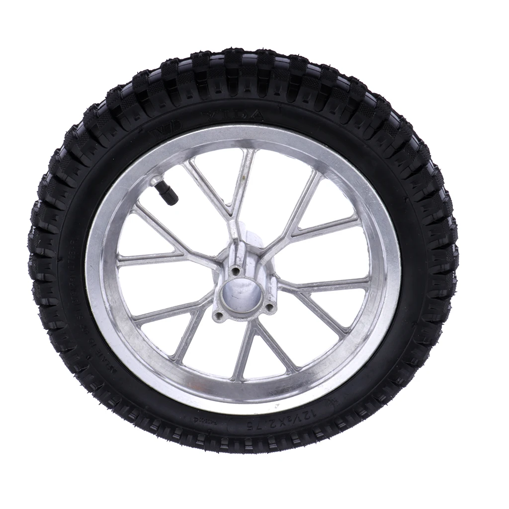 Front Tire Assembly Replacement 12.5 - 2.75 Rear - Mini Bike Scooter Motorcycle Wheel Rim Hub With Tire