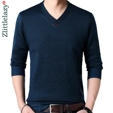 Новинка, повседневный Тонкий полосатый вязаный Однотонный свитер, Мужская одежда, Джерси, mensluxury пуловер и свитеры для мужчин, мужская мода 93061