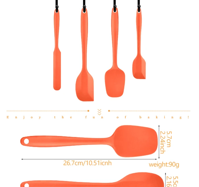 Yoku Made- Small Spatulas Set, Heat-resistant Mini Spatulas with Sharp and  thin Edge, Nonstick Silic…See more Yoku Made- Small Spatulas Set