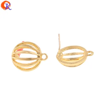 

Cordial Design 100Pcs 14*16MM Jewelry Accessories/DIY Making/Earring Stud/Soft Pin/Semicircle Shape/Hand Made/Earring Findings