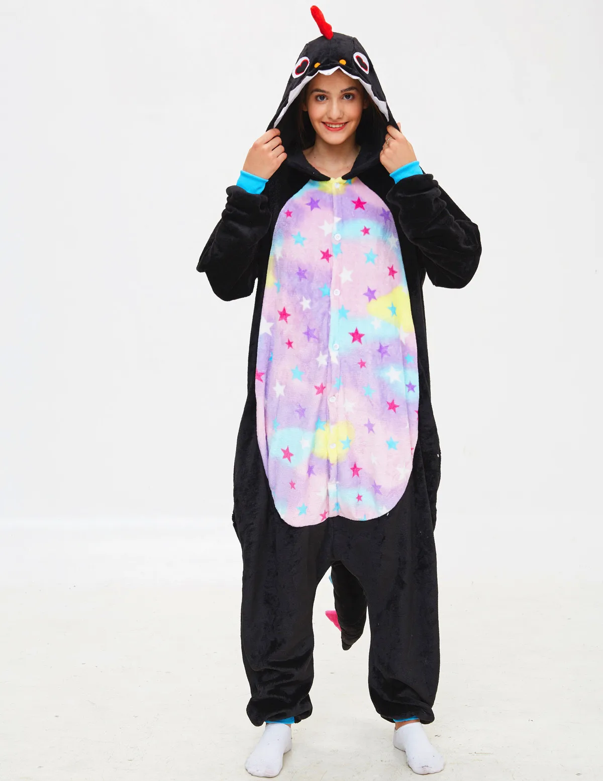 Комбинезон фланелевый для взрослых милая мультяшная пижама в виде животных