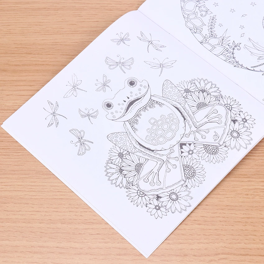 1PC School Office Book Enchanted Forest 24 Pages Hand Painted Graffiti Coloring Books of the Relieve Stress Painting Book 1PC School Office Book Enchanted Forest 24 Pages Hand Painted Graffiti Coloring Books of the Relieve Stress Painting Book