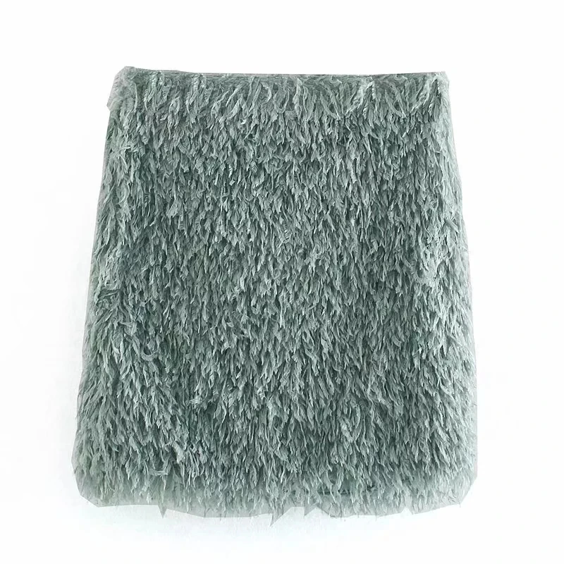 Увядшие зимние английские винтажные вечерние мини-юбки из искусственного пера с высокой талией, женские юбки faldas mujer moda