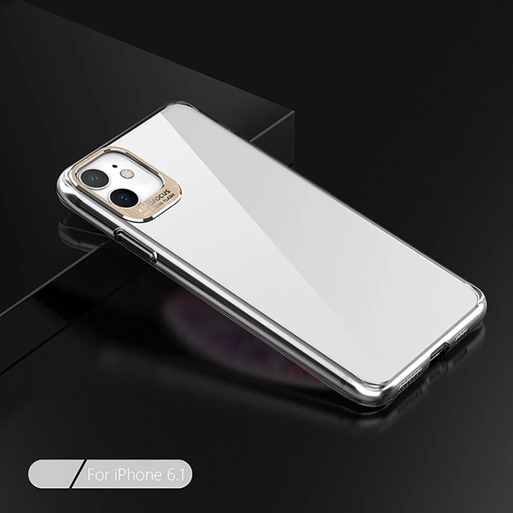 Для iPhone 11 11Pro чехол тонкий прозрачный мягкий ТПУ чехол Прозрачный чехол для IPhone 11 Pro Max