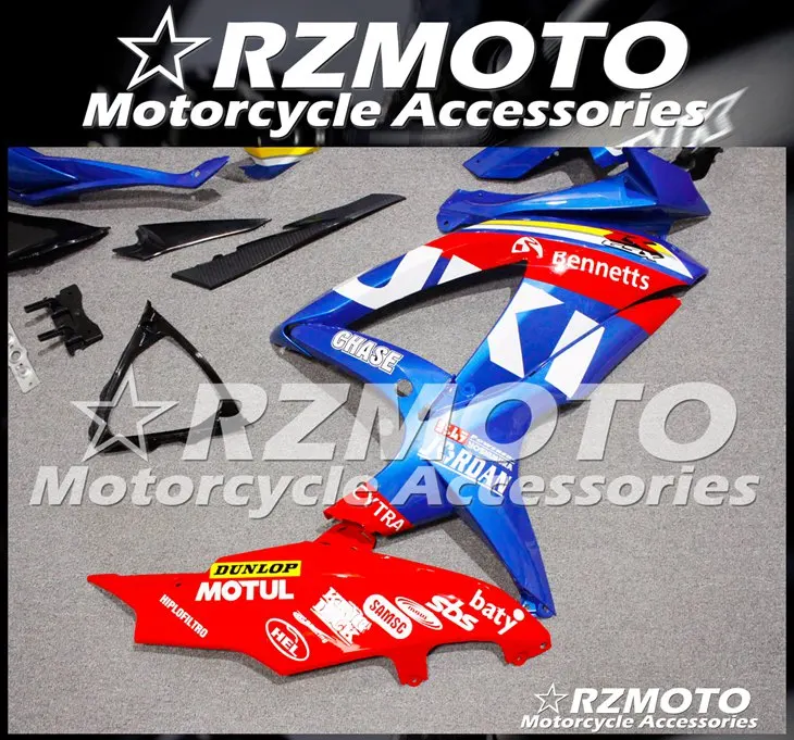 ABS мотоцикл обтекатель комплект для SUZUKI GSXR600 750 K8 2008-2010 год кузов литья под давлением Магазин № 1139