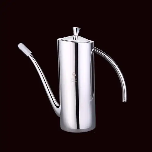 700ml Bended Дозатор для масла и уксуса из нержавеющей стали, бутылка-распылитель для приготовления пищи, бутылка-дозатор для приправ, бутылка для соуса, Кухонный Контейнер для приготовления пищи - Цвет: 700ml Bended
