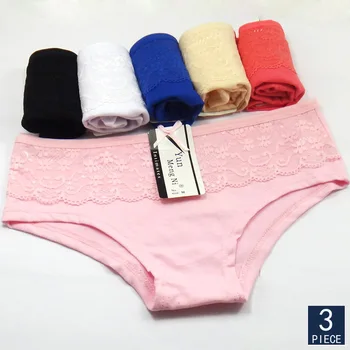 

Alyowangyina 10 pcs/lot pure color sexy underwear foreign trade Spot supply ladies underwear cotton women's briefs 86847
