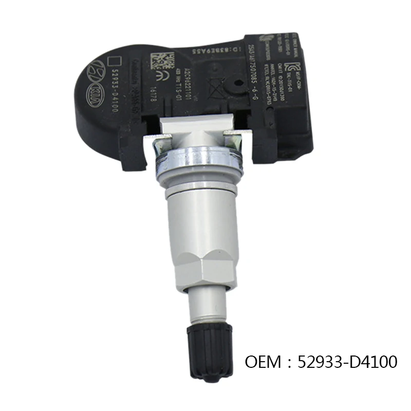 Датчик давления в шинах TPMS 433 МГц подходит для hyundai Kia NIRO Optima Sportage Sorento 52933-D4100