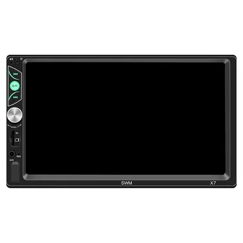 

Double 2 Din With Rear Camera Aux Mirror Link Universal Car MP5 Player Touch Control Audio 12V 7 Inch Screen Video Bluetooth