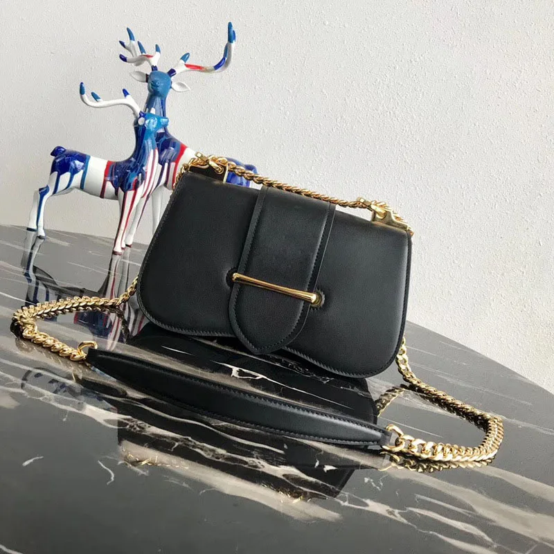 

Women bag Chain real Leather Designer High Quality Handbag Shoulder flap Famous Crossbody Bag large ladies