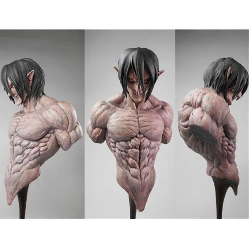 Attack on Titan Eren Jaeger полудлина портрет украшение Гараж Комплект фигурка Коллекция Модель игрушки X2931