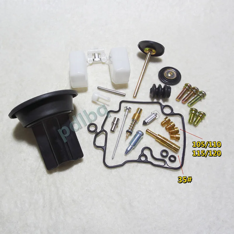 (1 set 16.5)KT CVK24 With acceleration pump carburetor Repair kit