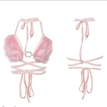 Женский бандажный мягкий милый сексуальный укороченный топ из кусков без рукавов с открытой спиной, майка с бретельками, короткая футболка