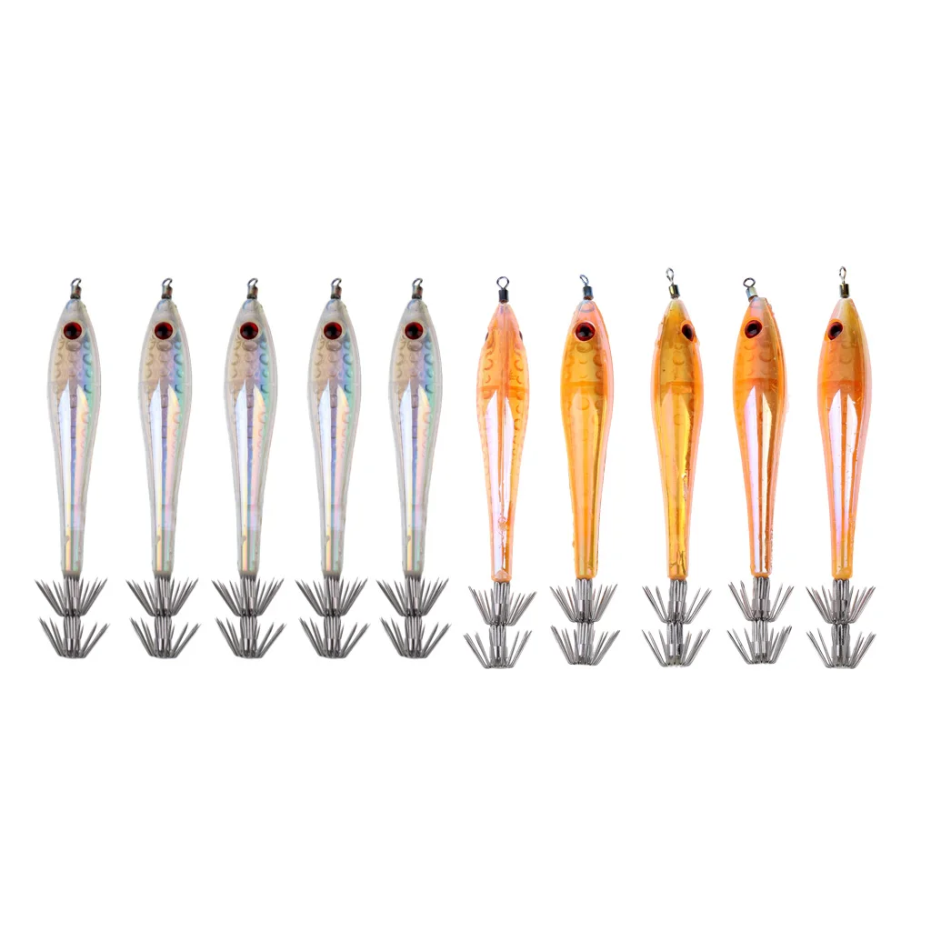 10 шт. рыболовные крючки для морской рыбалки приманки искусственные 9 5 см/3 7 дюйма |