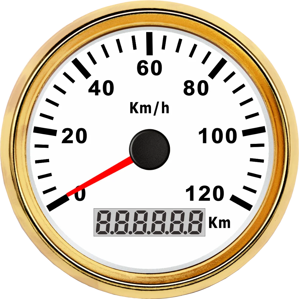 В ковбойском стиле; сезон весна SJ серии DN85mm gps спидометр 120 км/ч для автомобилей Грузовик лодочный мотор авто с красным Подсветка 12V 24V с gps антенна