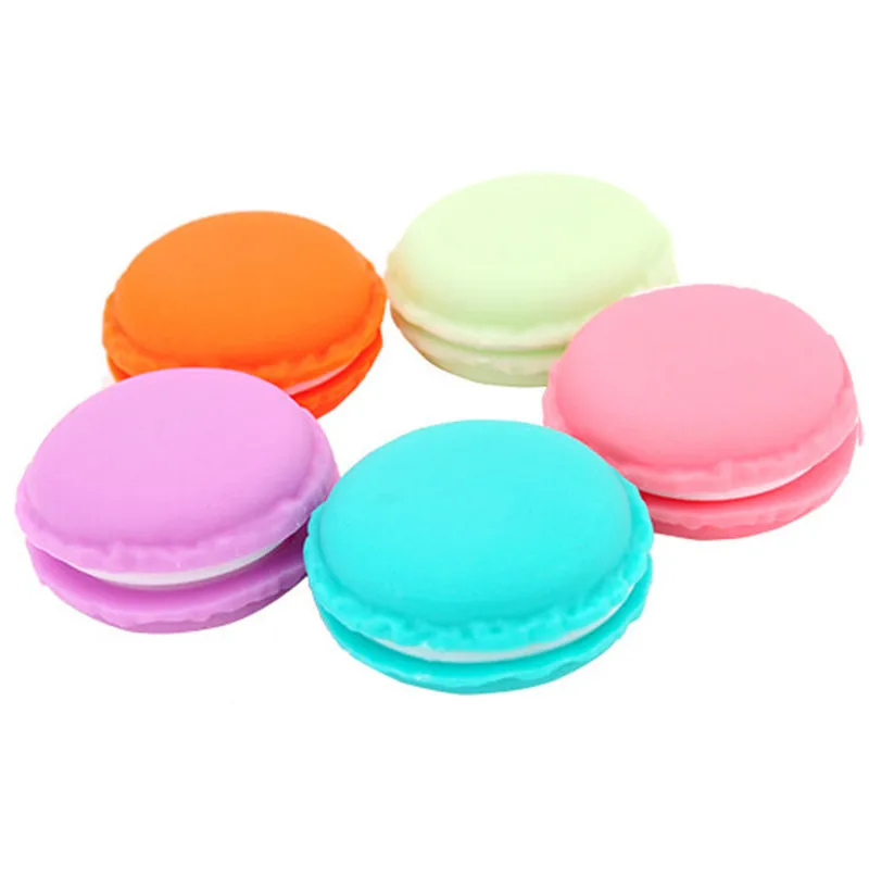 Mini Clips dispenser Macaron storage box Candy organizer for eraser zakka Gift Stationery Office school supplies 6 pcs/Lot