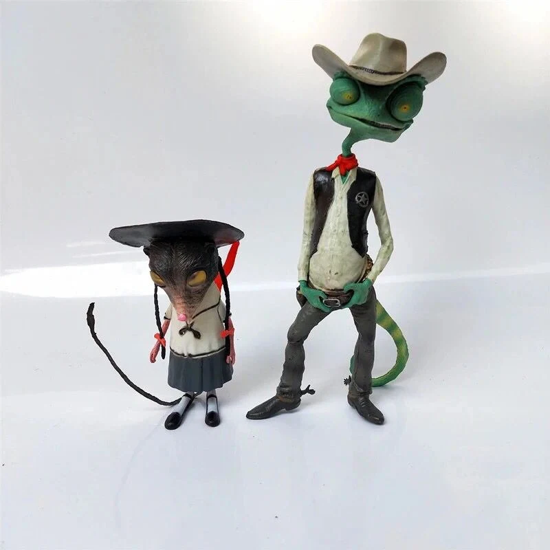2個アニメランゴ映画のキャラクター玩具トカゲ人形7 ランゴアニメアクションフィギュアモデル人形をあなたの子供を誕生日プレゼントギフト Aliexpress おもちゃ ホビー