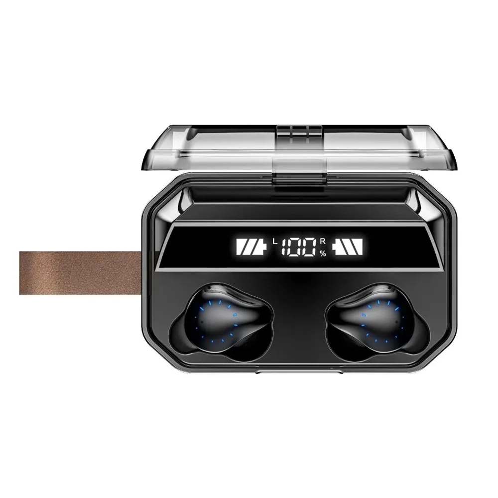 Настоящие беспроводные наушники TWS Bluetooth наушники с 8000 мАч зарядный чехол, водонепроницаемая гарнитура для Apple iPhone Android
