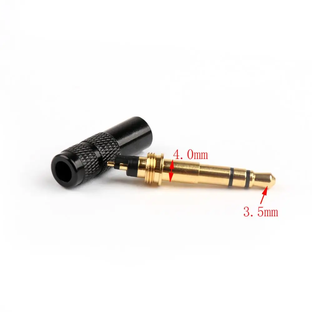 Artudatech 100x Mini 3 5mm Stereo Jack Plug Audio Connector Solder For Headphone BeoPlay H6 H7 Black Parts