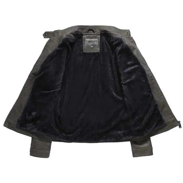 2021 Autumn Winter Faux Leather Jackets Women Long Sleeve Plus Velvet Zipper Leather Blazer Female Oversized Outerwear Wild 6