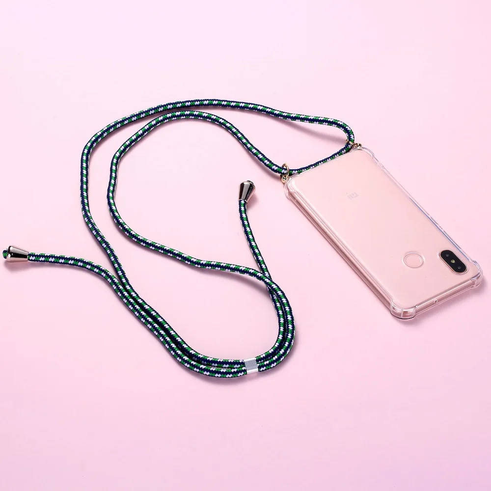 

Strap Cord Chain Phone Tape Necklace Lanyard Mobile Phone Case for Carry to Hang For XIAOMI MI Redmi 3 5 6 7 8 9 A3 9T K20 6A A2