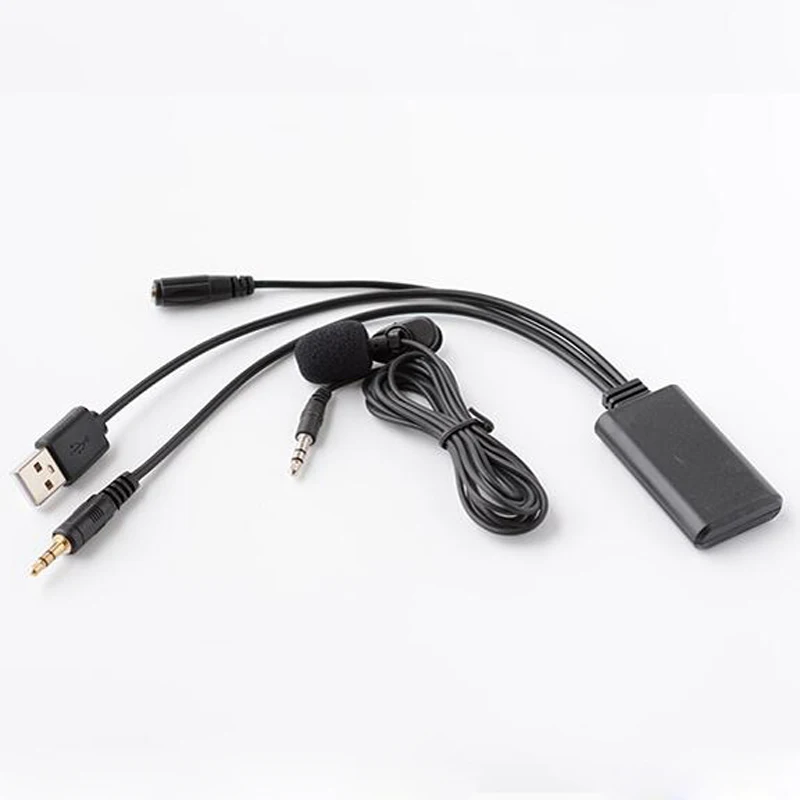 Biurlink 150 см Автомобильный Bluetooth Aux USB 5 в 12 В беспроводной музыкальный аудио приемник