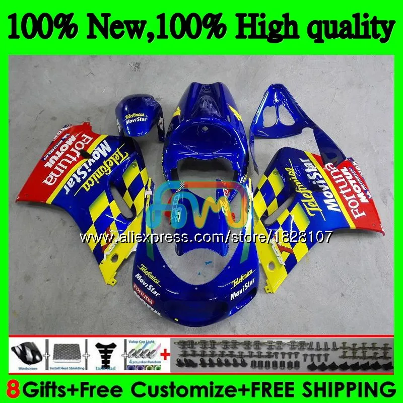 Корпус для SUZUKI SAPC VJ21 RGV250 88 89 90 91 65BS. 12 Movistar красный RGVT250 VJ 21 RGV-250 VJ22 RGV 250 1988 1989 1990 1991 обтекатель
