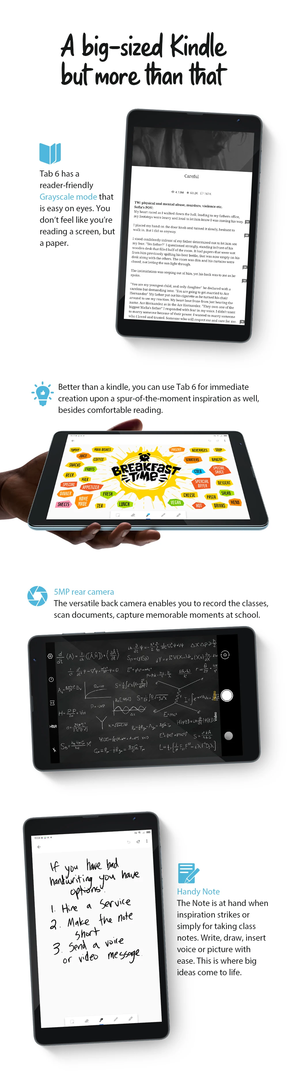 Blackview Tab 6 – 8-inch Android 11 Tablet, Unisoc T310 Quad Core, 3GB+32GB, 5580mAh Big Battery, 2MP+5MP Camera Description Image.This Product Can Be Found With The Tag Names Blackview tab 8 4g tablet, Blackview tab 8 inches, Blackview tab 8 movie, Blackview tab8 tablet, Tablet 8 inches blackview